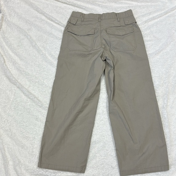 Agolde Tan Cropped Ankle wide leg pants - Picture 12 of 16